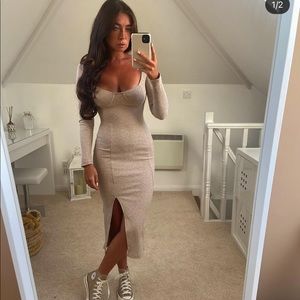 Bershka bustier dress